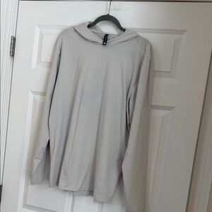 Light Gray Long Sleeve Hoodie